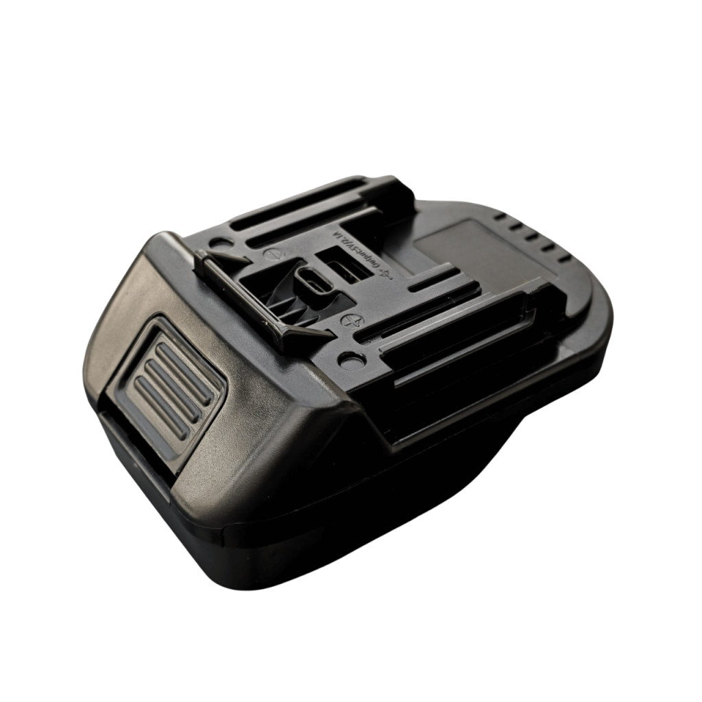 Adapter PROCUT do narzędzi Parkside, czarny plastikowy adapter do baterii.