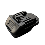 Adapter PROCUT do narzędzi Parkside, czarny plastikowy adapter do baterii.
