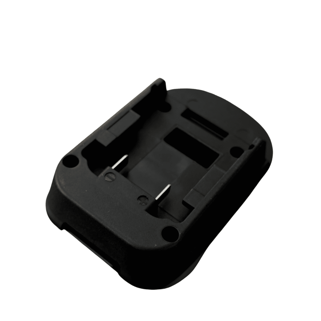Adapter baterii Parkside do narzędzi DeWalt, czarny plastik.